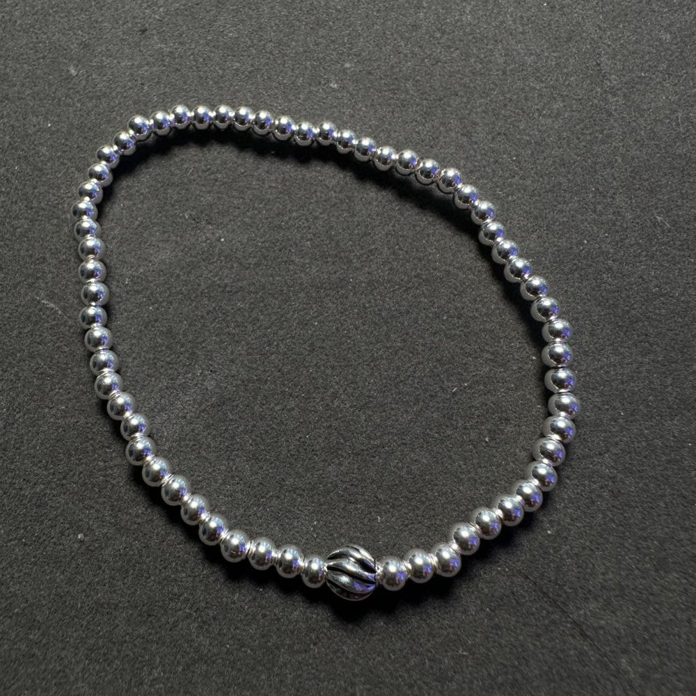 925 Stering Silver 3mm bracelets 15cm long